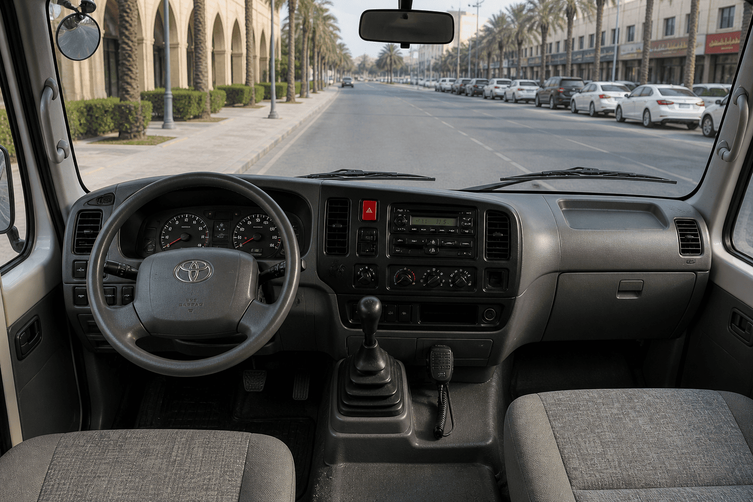 Toyota Coaster Dashboard
