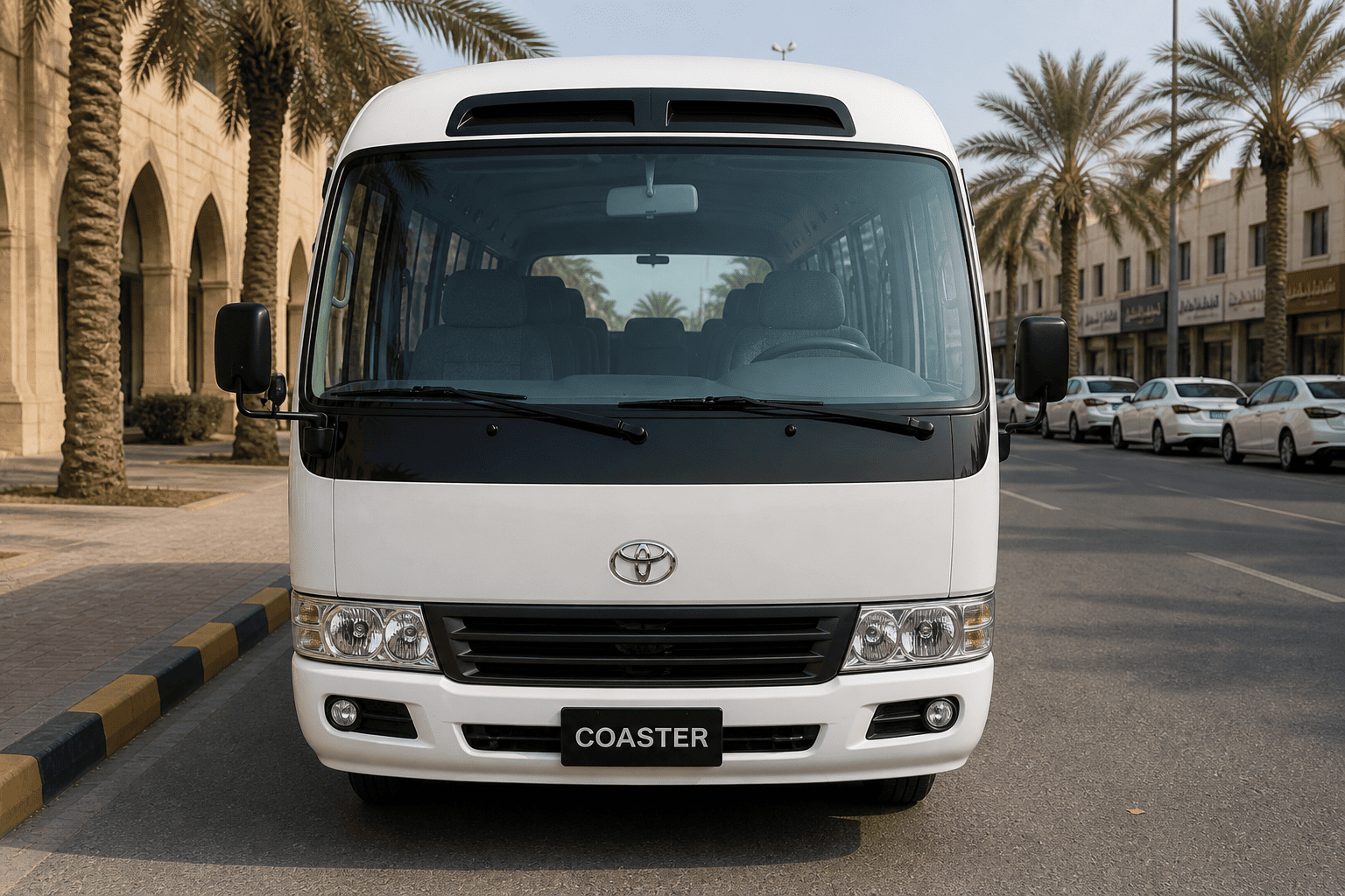 Toyota Coaster Front