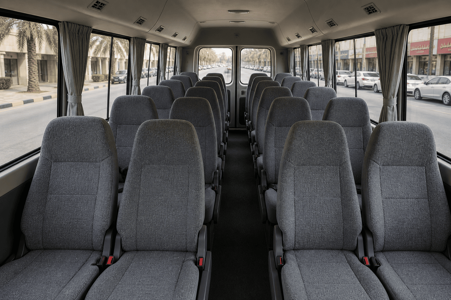 Toyota Coaster Interior